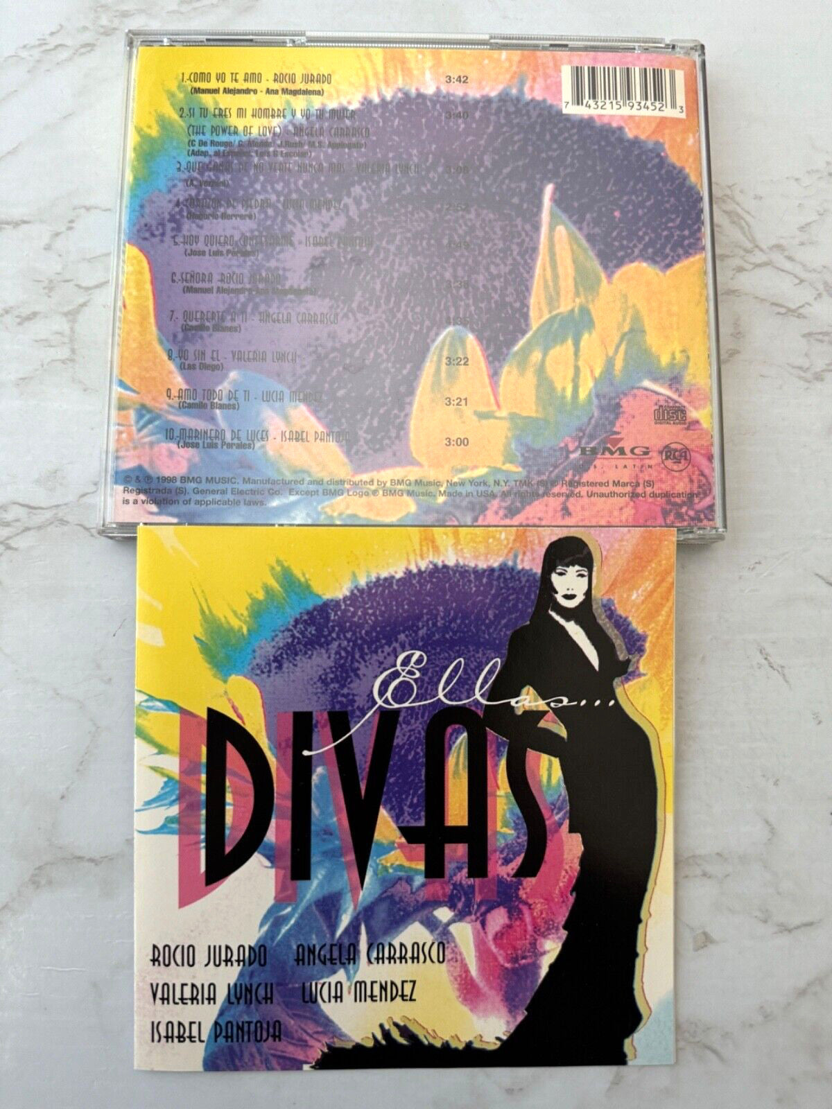 Isabel Pantoja, Lucia Mendez, Rocio Jurado – Ellas Divas (1998) [ORIGINAL USA PRESS]