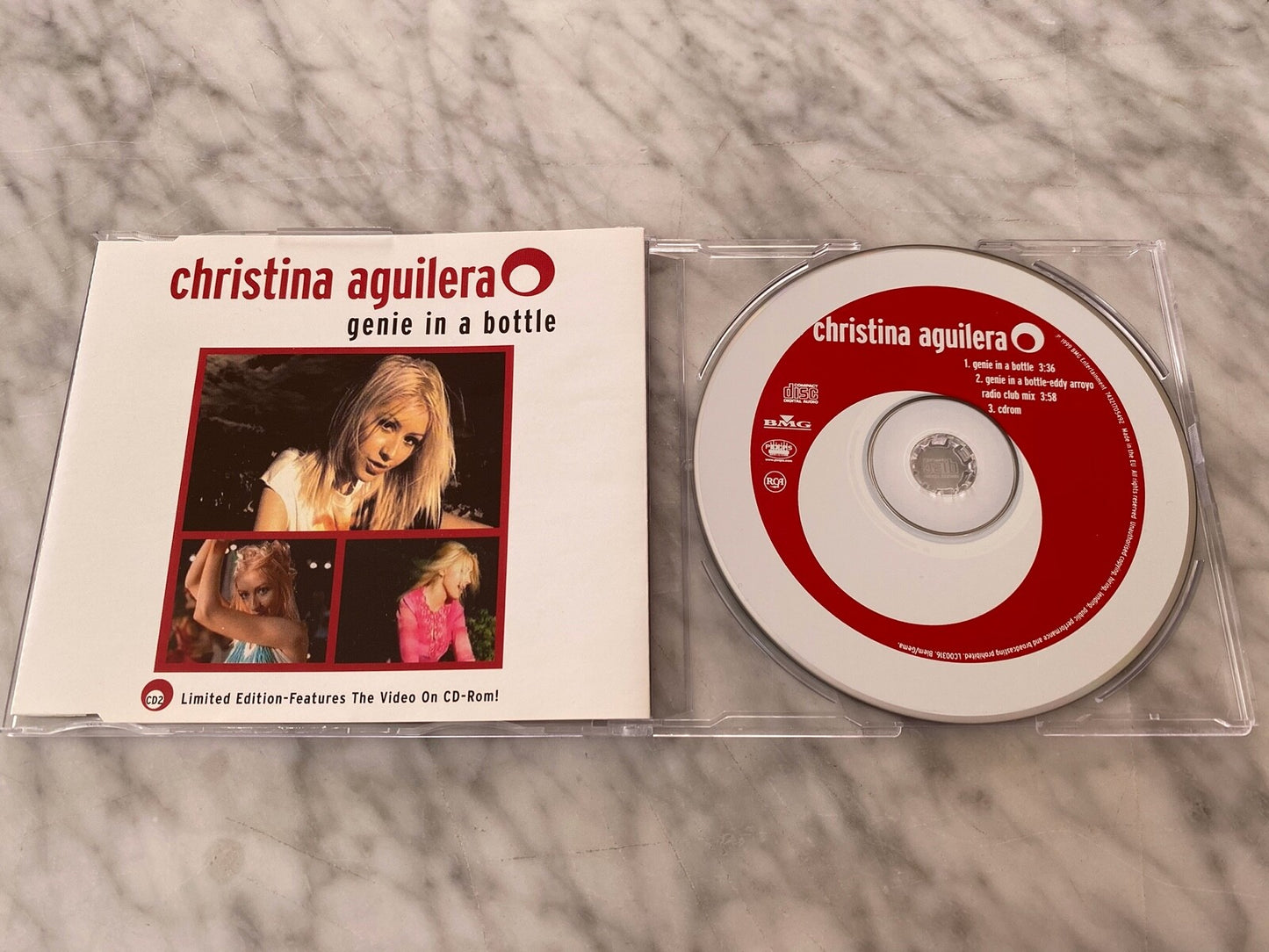 Christina Aguilera – Genie In A Bottle (1999) [UK PRESS]
