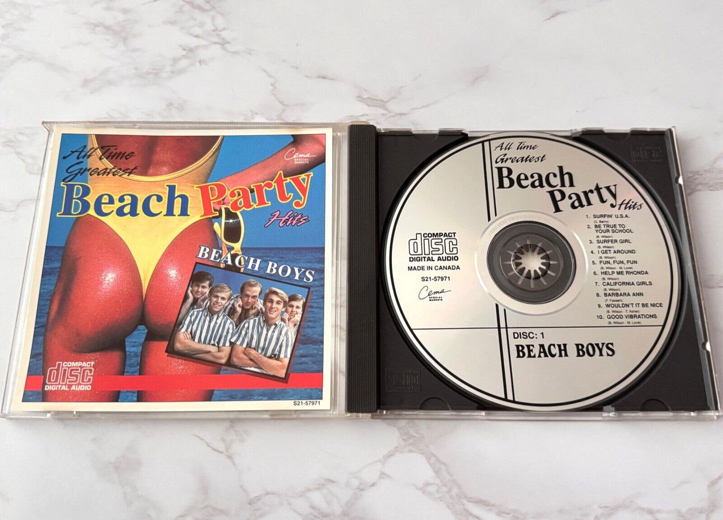 The Beach Boys – Beach Party Hits (1992) [CANADA PRESS]