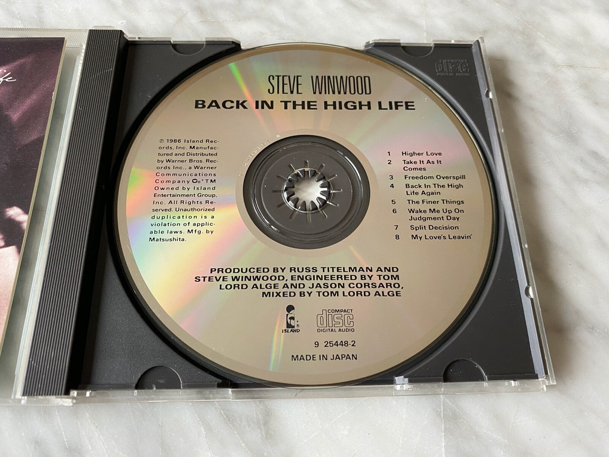 Steve Winwood – Back In The High Life