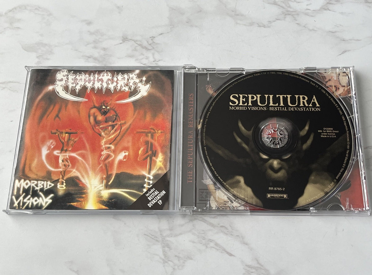 Sepultura – Morbid Visions / Bestial Devastation (24KT Gold) (1997)
