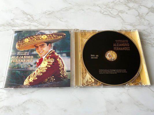 Alejandro Fernandez – Grandes Exitos A La Manera (24KT Gold) (2002) [ORIGINAL USA PRESS]