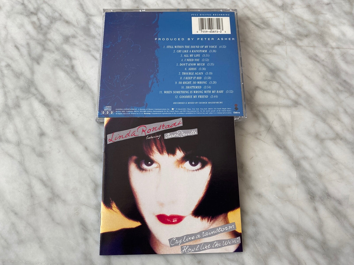 Linda Ronstadt – Cry Like A Rainstorm Howl Like The Wind [ORIGINAL USA PRESS]