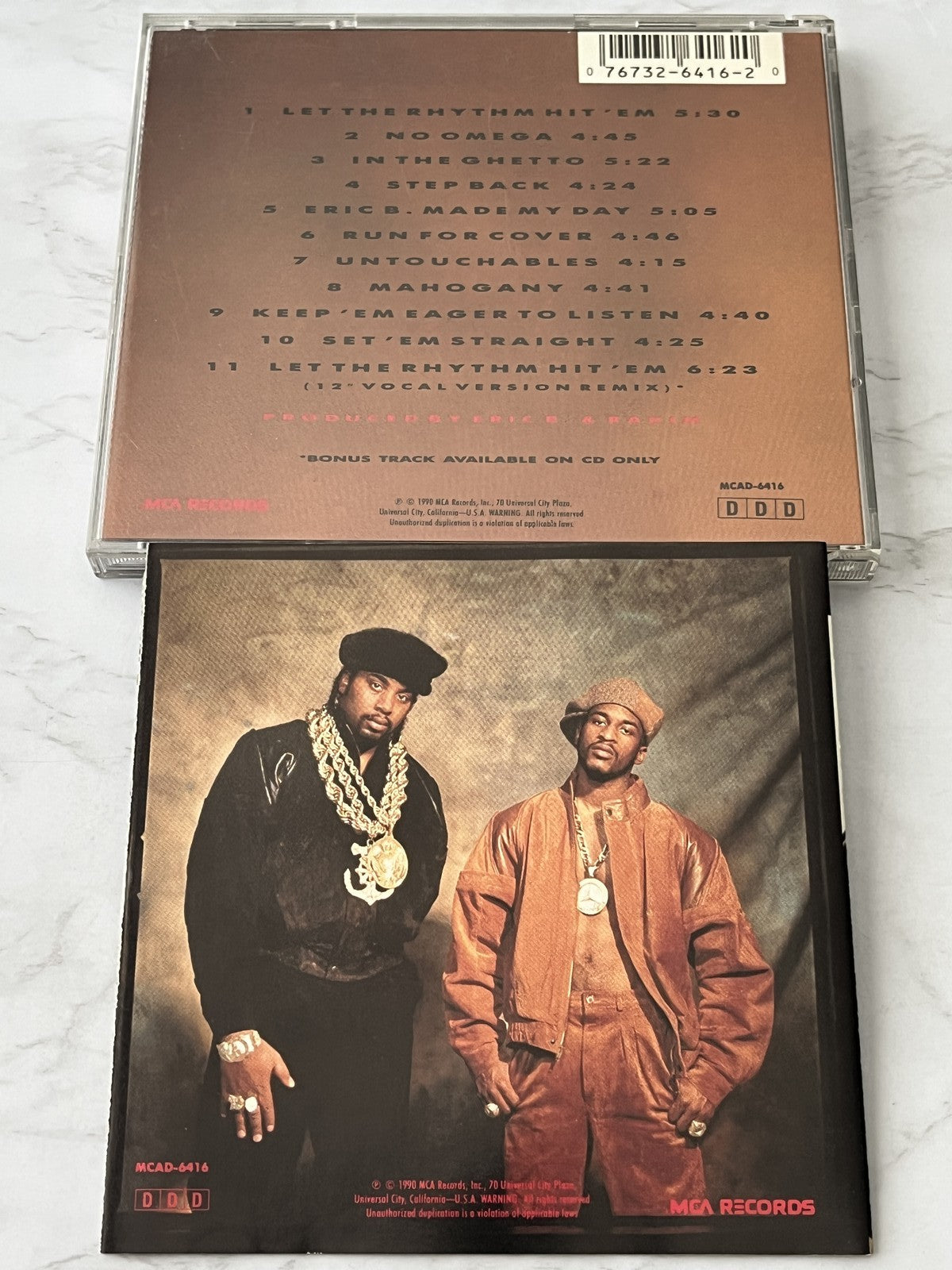 Eric B. & Rakim – Let The Rhythm Hit 'Em (1990) [USA 1ST PRESS]