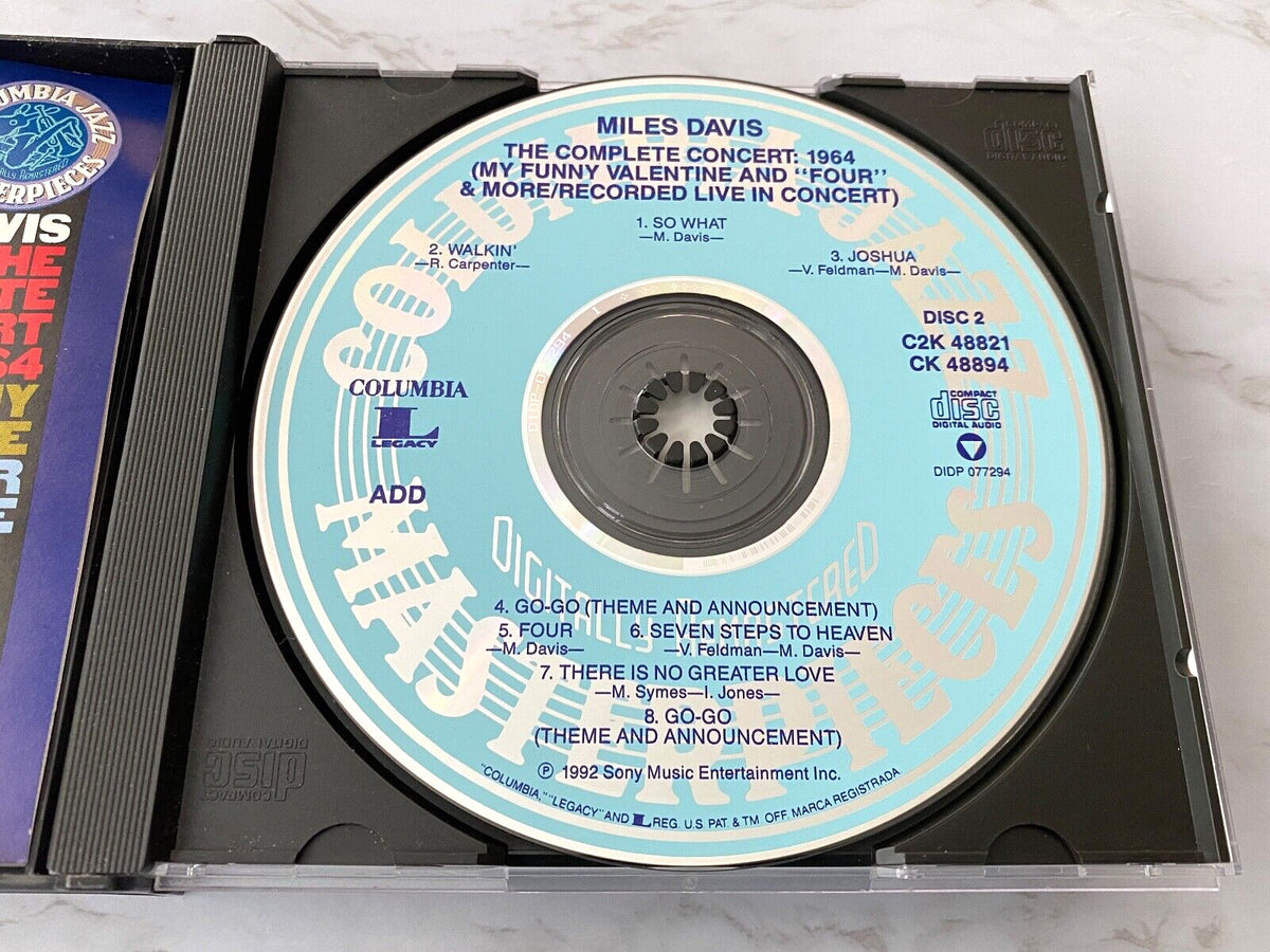 Miles Davis – The Complete Concert 1964 My Funny Valentine (1992) [ORIGINAL USA PRESS]
