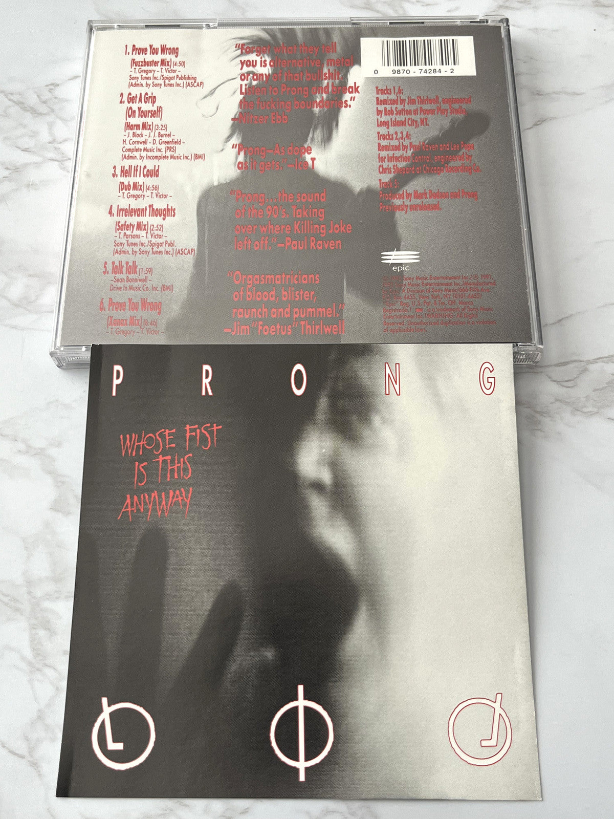 Prong – Whose Fist Is This Anyway (EP) (1992) [ORIGINAL USA PRESS]