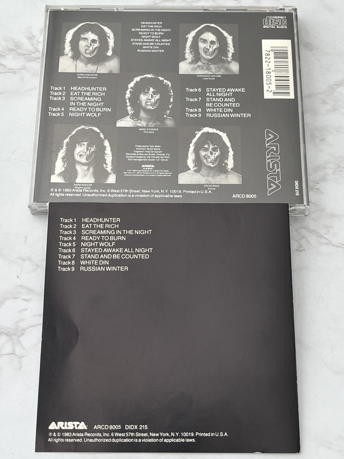 Krokus – Headhunter (1987) [ORIGINAL USA PRESS]
