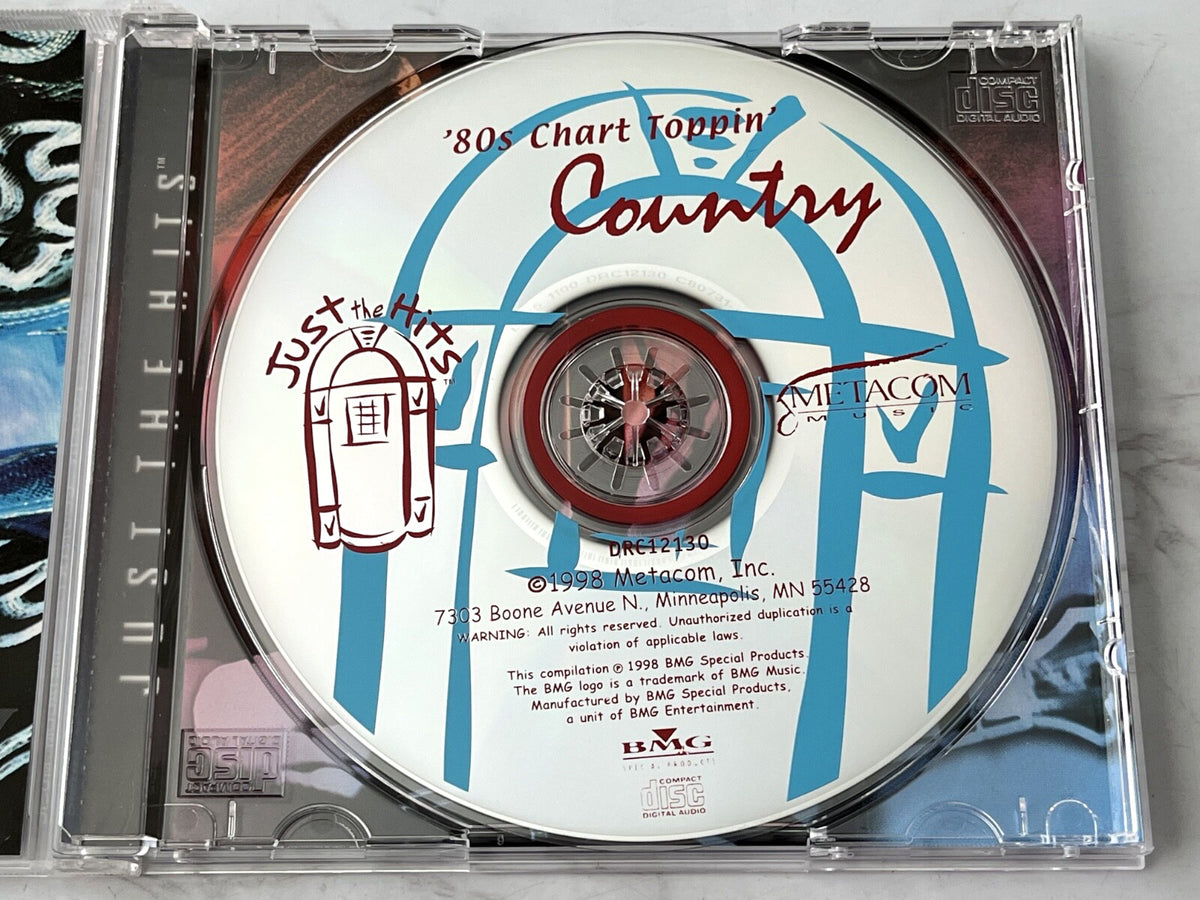 Eddie Rabbitt, Johnny Lee, Randy Travis, Various – 80s Chart Toppin' Country (1998) [ORIGINAL USA PRESS]