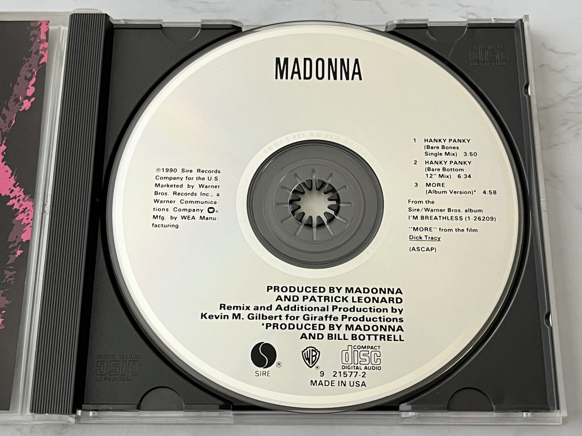 Madonna – Hanky Panky / More (Maxi Single) (1990)