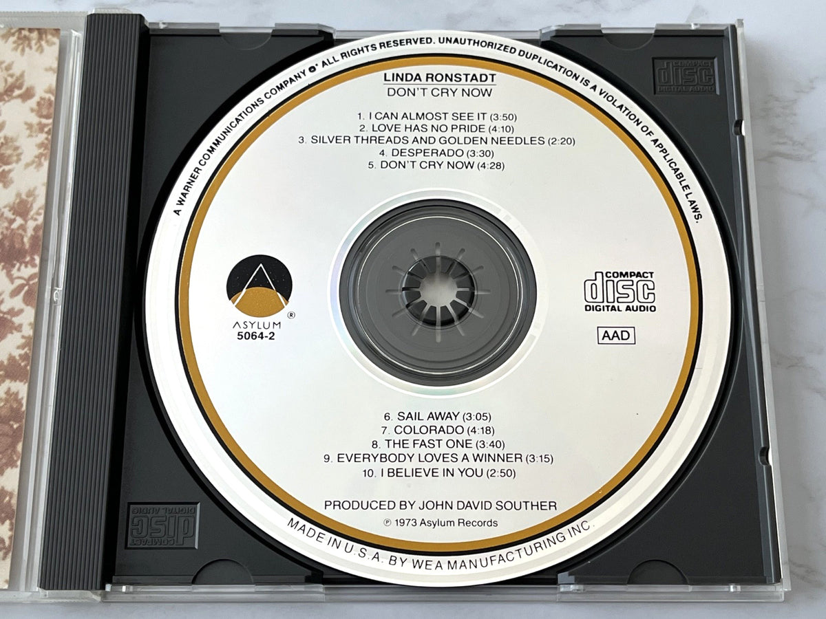 Linda Ronstadt – Don't Cry Now [ORIGINAL USA PRESS]
