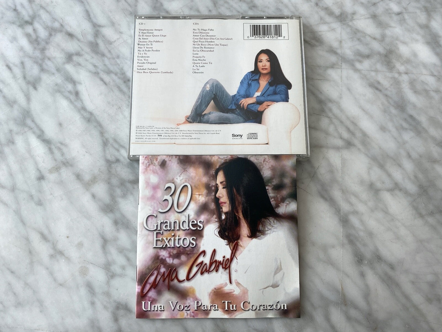 Ana Gabriel – Una Voz Para Tu Corazon 30 Grandes Exitos (2000) [ORIGINAL USA PRESS]