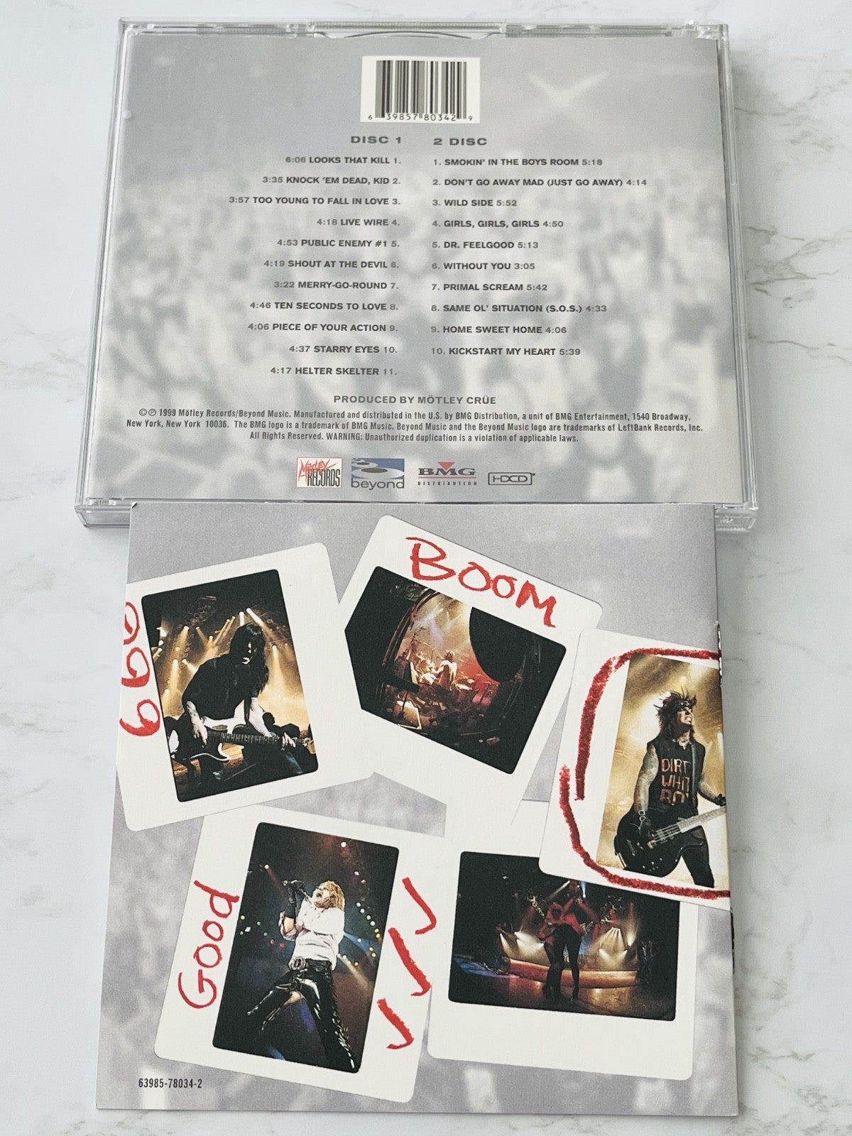Motley Crue, Mötley Crüe – Live Entertainment Or Death (1999) [ORIGINAL USA PRESS]