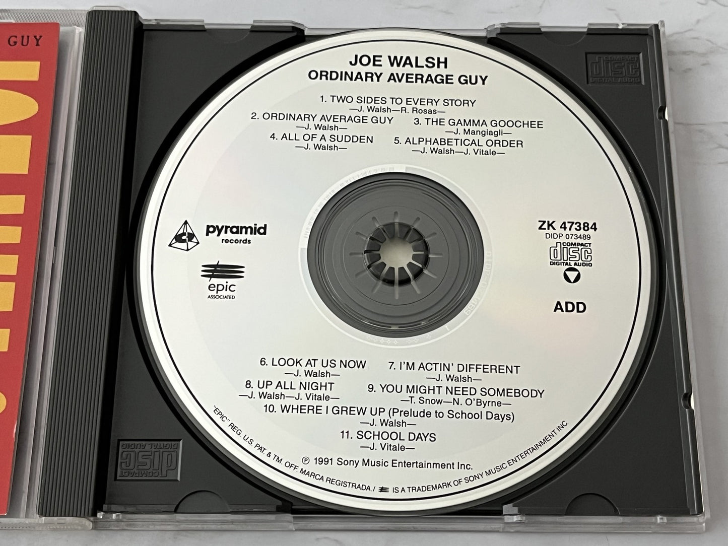 Joe Walsh – Ordinary Average Guy (1991) [ORIGINAL USA PRESS]