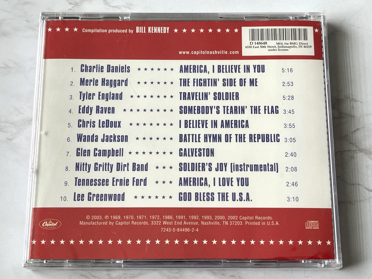 Charlie Daniels, Glen Campbell, Merle Haggard, Nitty Gritty Dirt Band, Various – Let Freedom Sing (2003) [ORIGINAL USA PRESS]