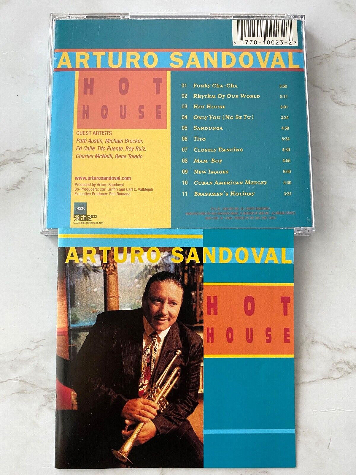 Arturo Sandoval – Hot House (1998) [ORIGINAL USA PRESS]