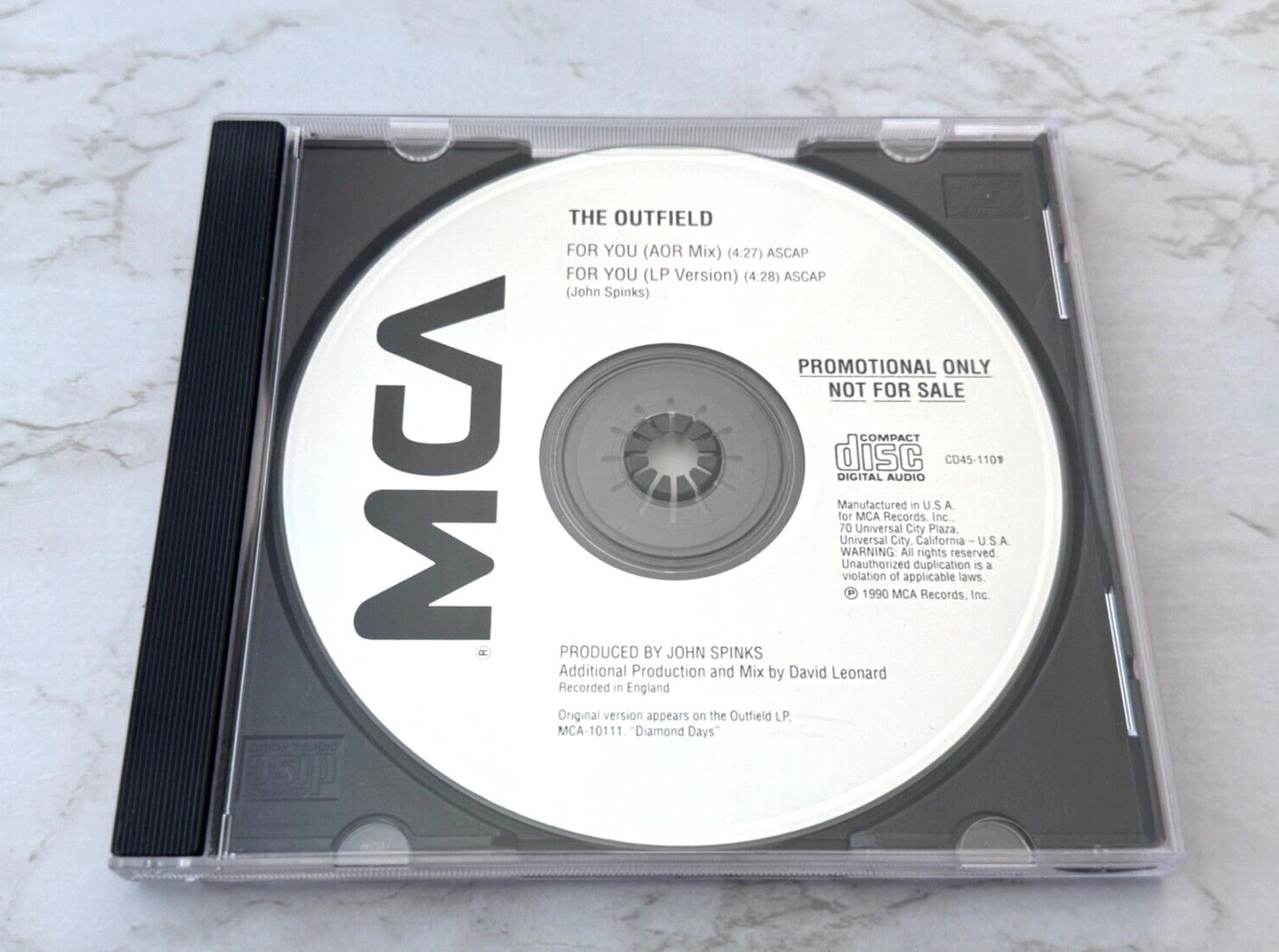 The Outfield – For You (Promo) (1990) [ORIGINAL USA PRESS]