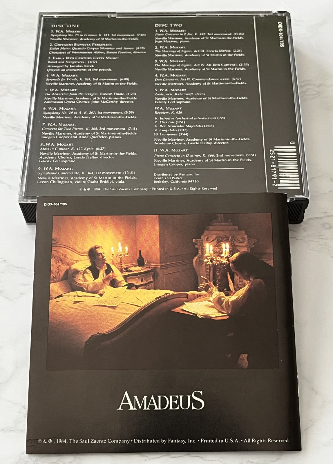 Neville Marriner – Amadeus Original Soundtrack (1984) [JAPAN TARGET ERA]