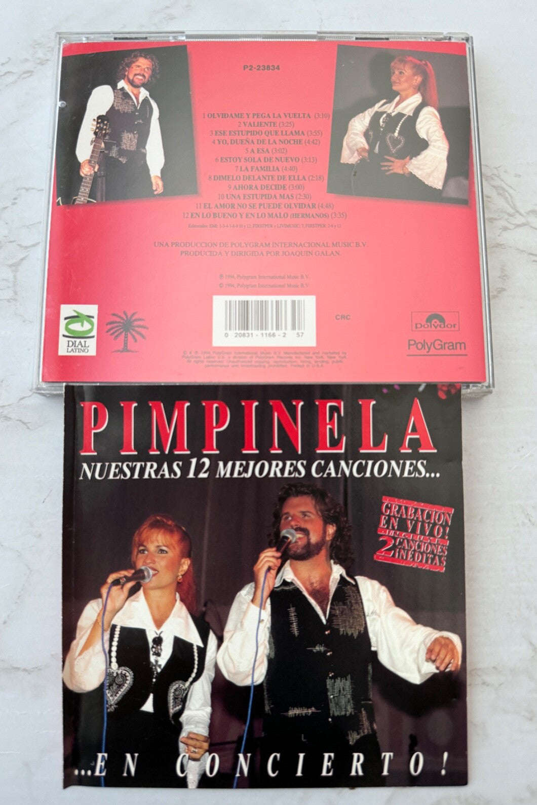 Pimpinela – Nuestras Mejores Canciones En Concierto (1994) [ORIGINAL USA PRESS]