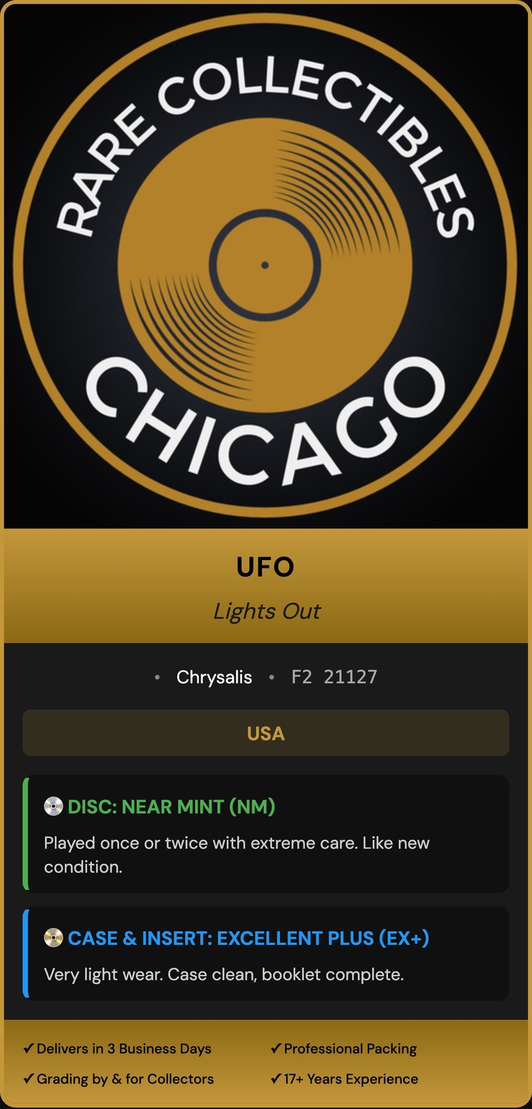 UFO – Lights Out