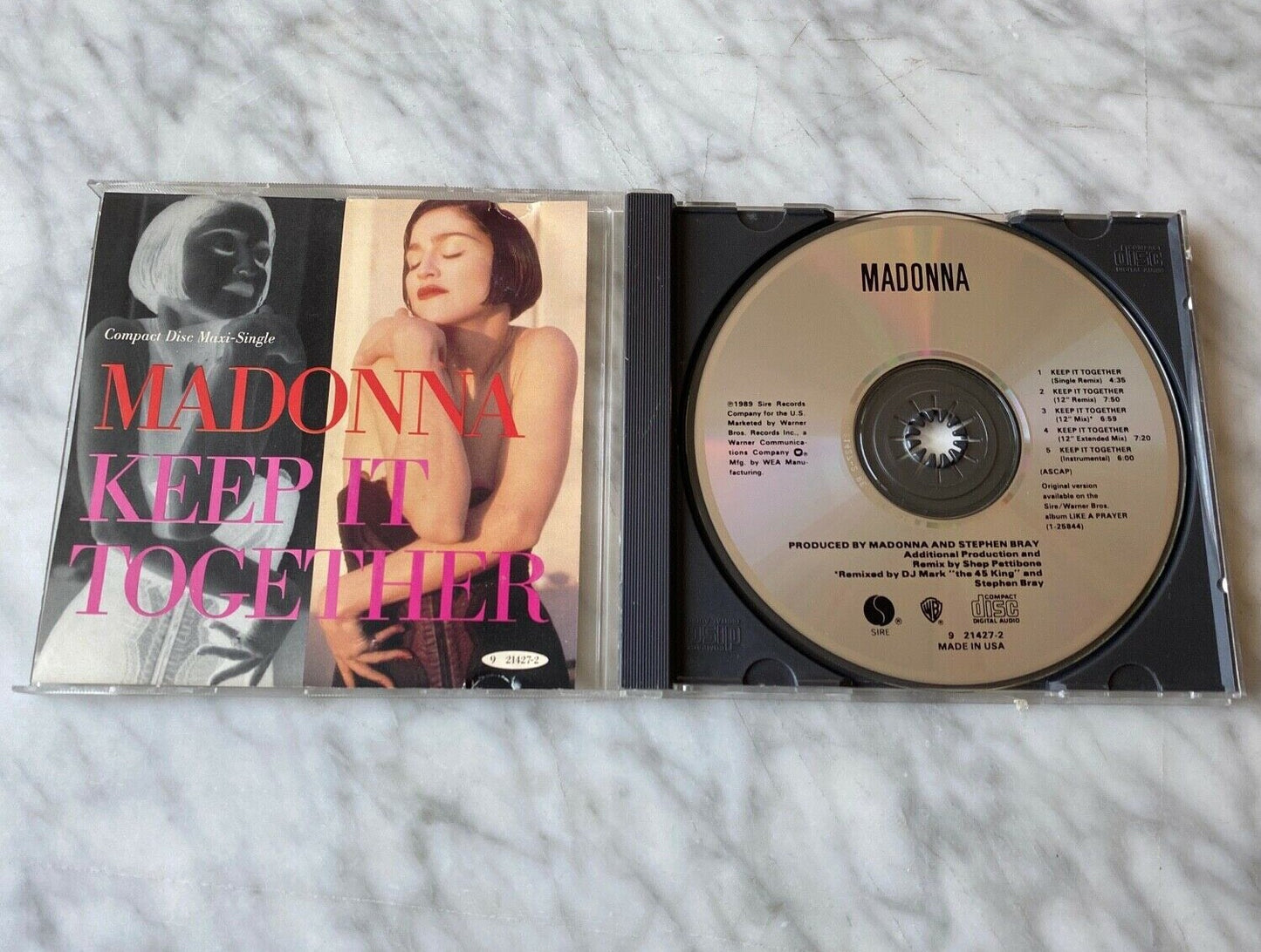 Madonna – Keep It Together (Maxi Single) (1990) [ORIGINAL USA PRESS]