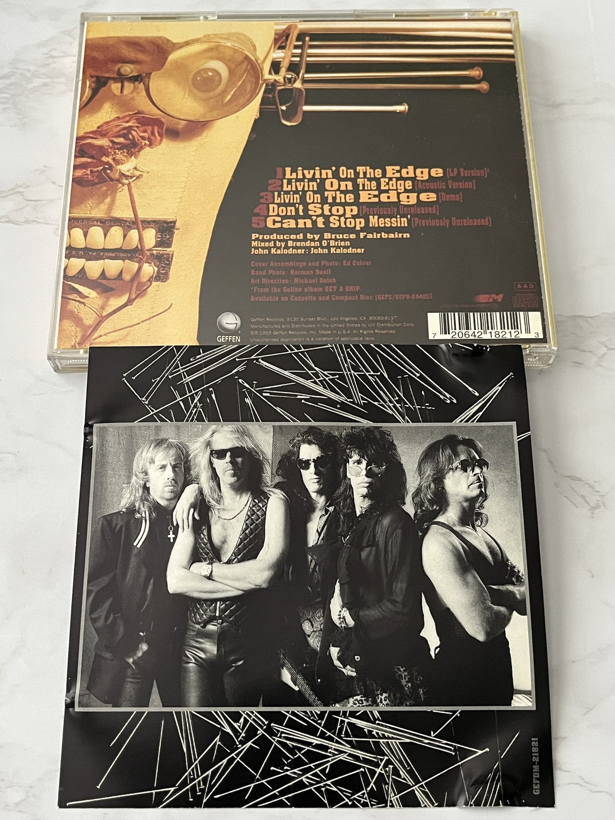 Aerosmith – Livin' On The Edge (1993) [USA 1ST PRESS]