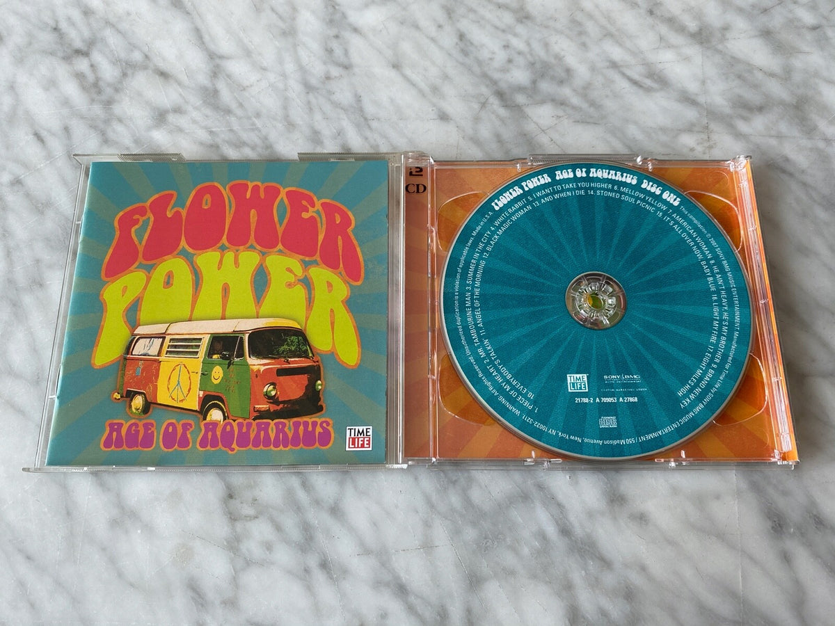 Various, Bob Dylan, Santana, The Guess Who – Time Life Flower Power Age Of Aquarius (2007)