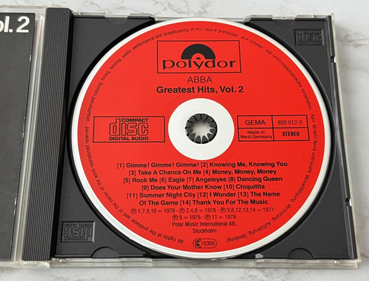 ABBA – Greatest Hits Vol. 2 (1983) [W GERMANY TARGET ERA]