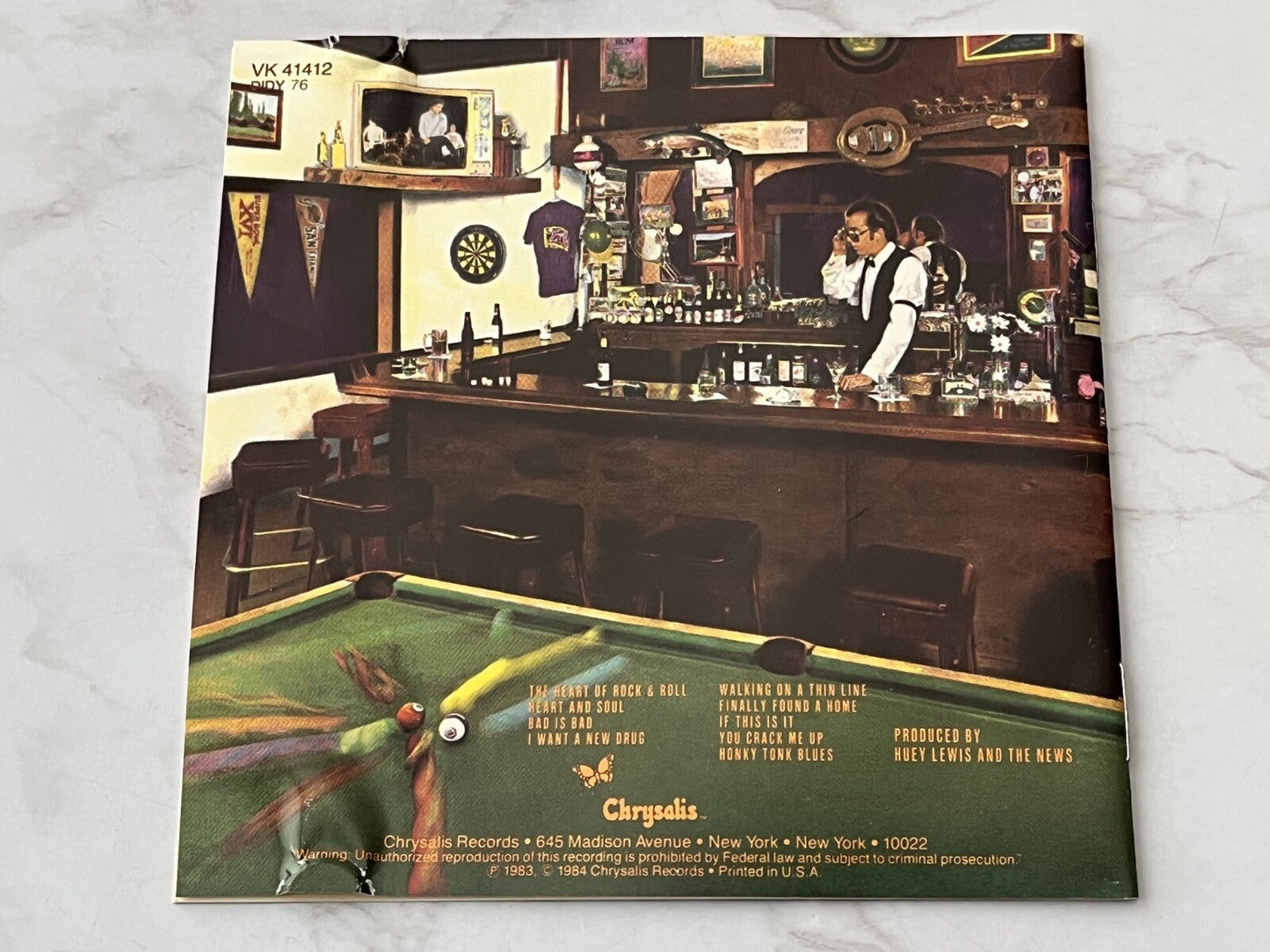 Huey Lewis And The News – Sports (1984) [DADC PRESS]