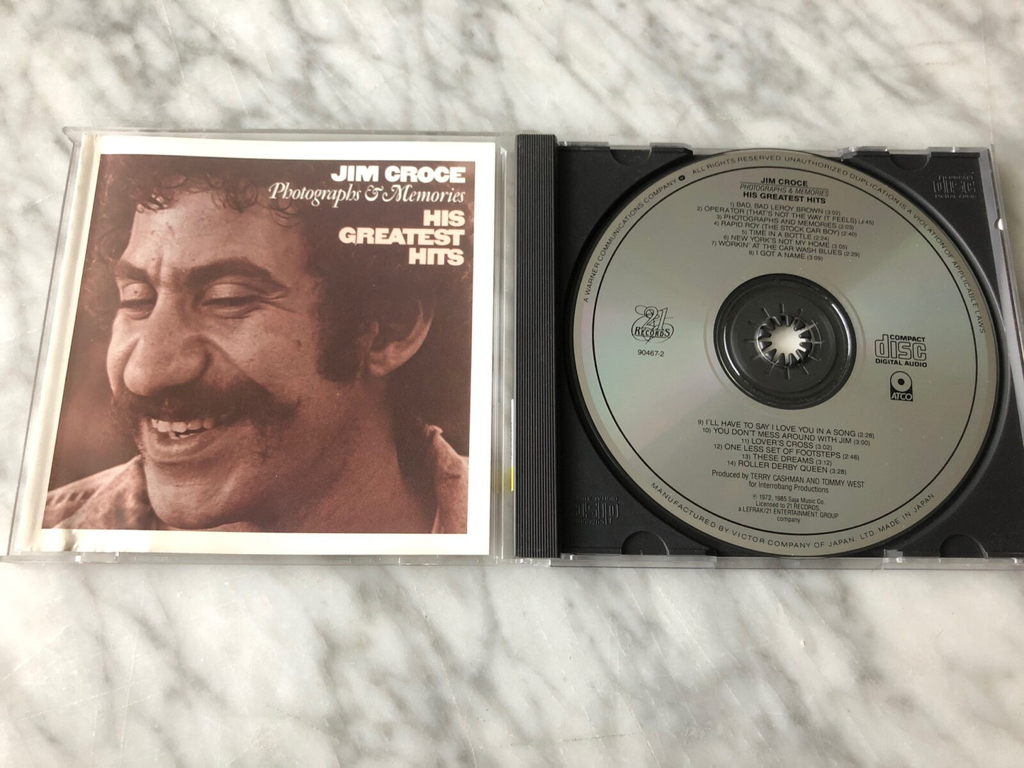 Jim Croce – Photographs & Memories His GREATEST HITS