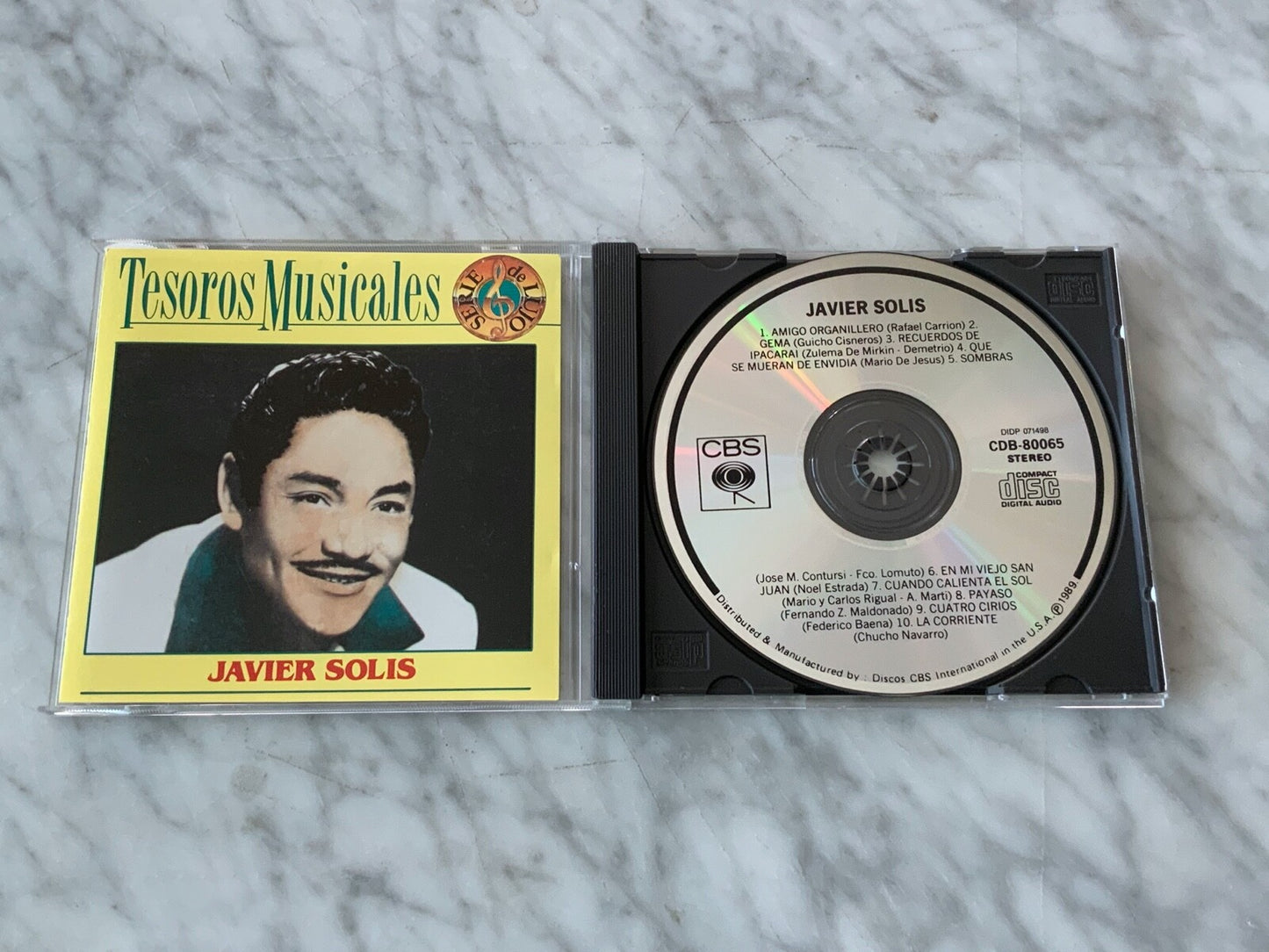 Javier Solis – Tesoros Musicales (1988) [ORIGINAL USA PRESS]