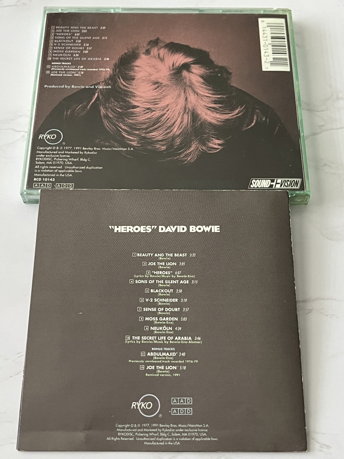 David Bowie – Heroes (1991) [USA SILVER DISC]