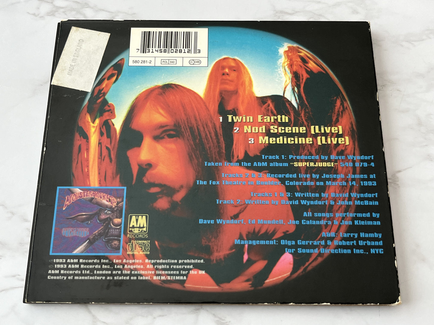 Monster Magnet – Twin Earth (Digipak) (1993) [UK PRESS]