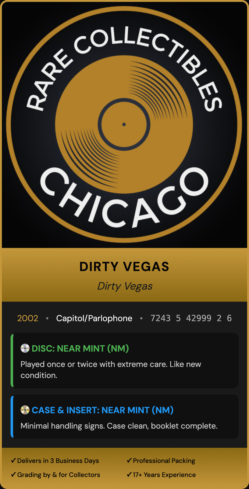 Dirty Vegas – Dirty Vegas (2002) [EURO PRESS]