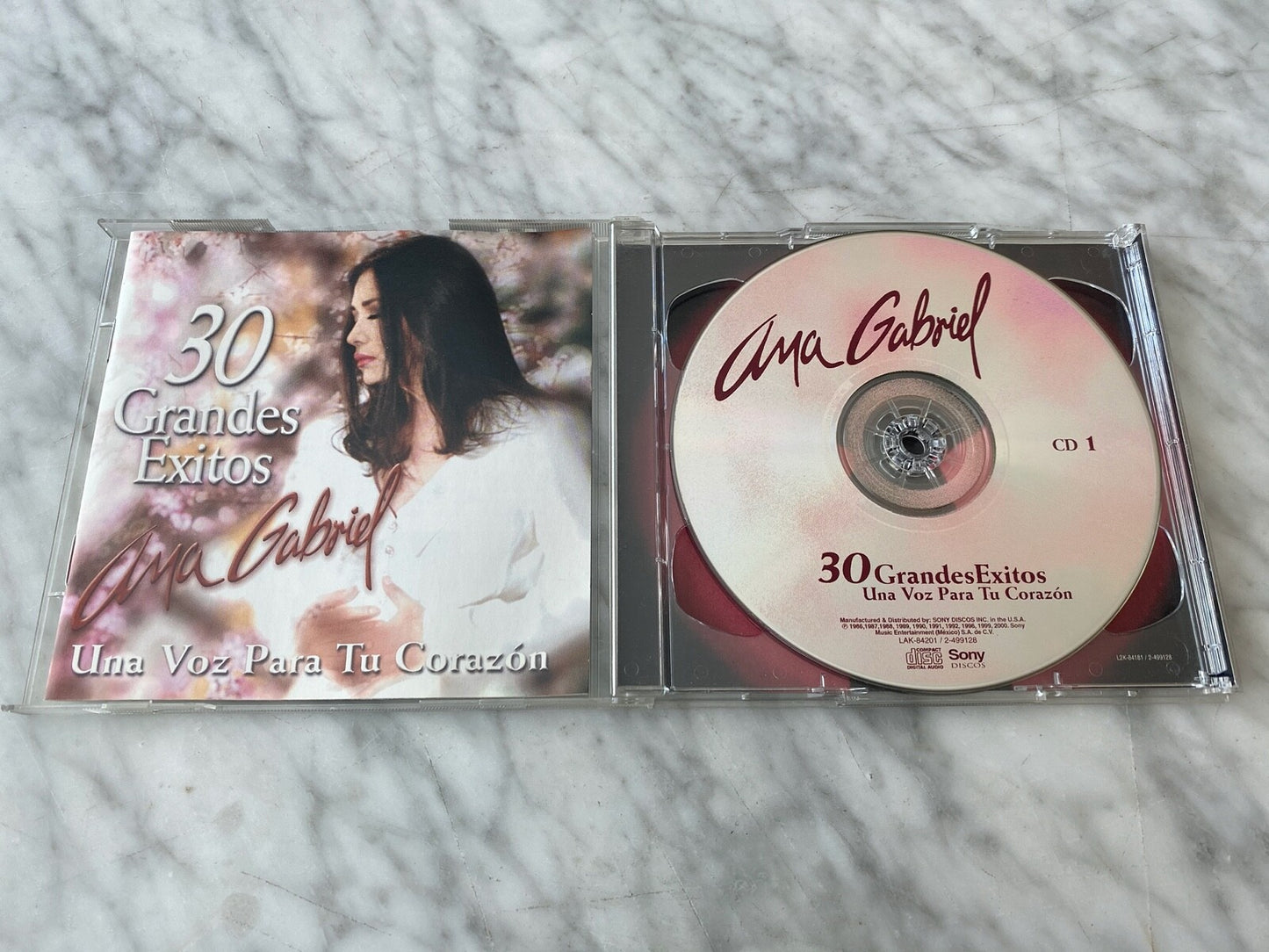 Ana Gabriel – Una Voz Para Tu Corazon 30 Grandes Exitos (2000) [ORIGINAL USA PRESS]
