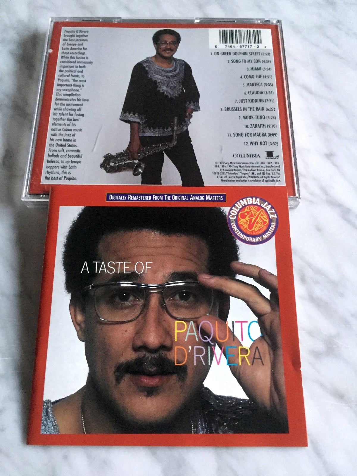 Paquito D' rivera – Paquito D'rivera A Taste of (1994) [ORIGINAL USA PRESS]