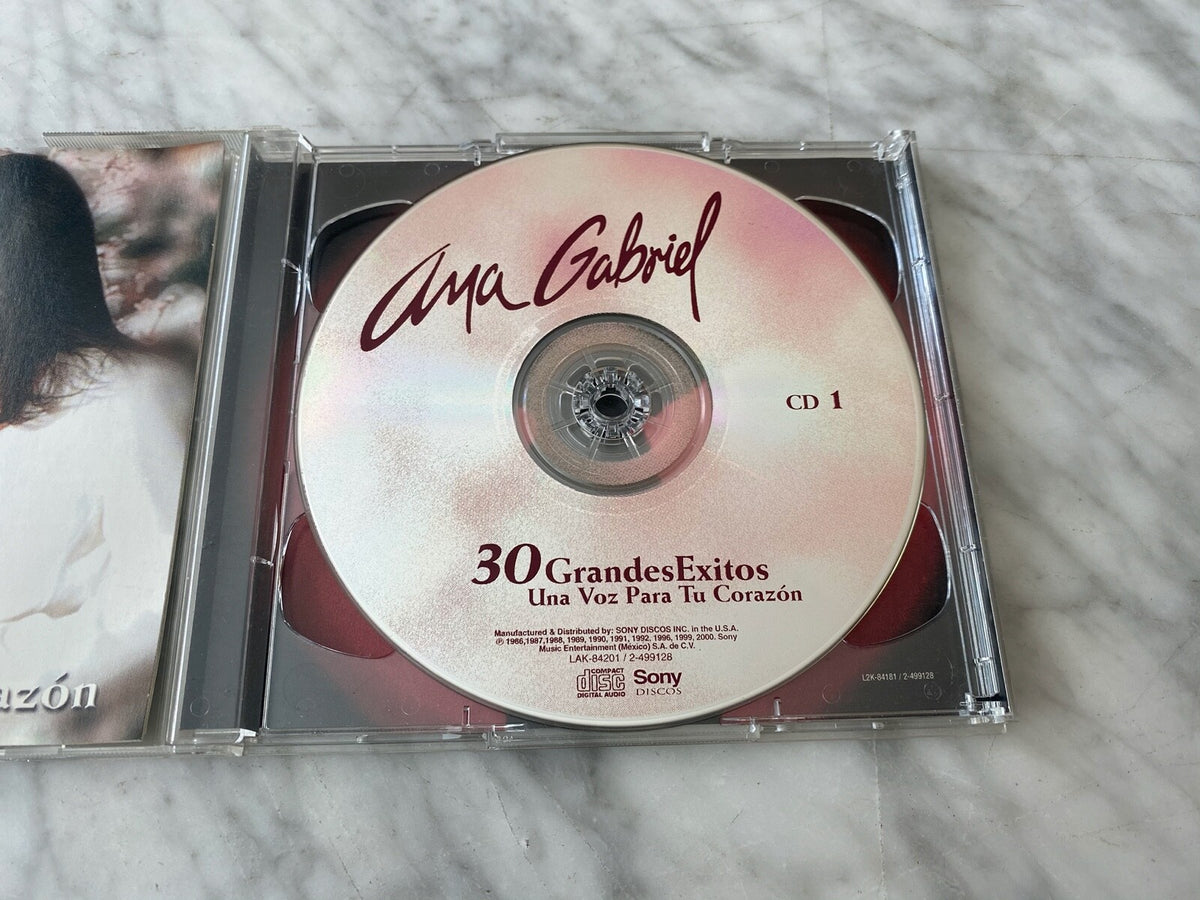 Ana Gabriel – Una Voz Para Tu Corazon 30 Grandes Exitos (2000) [ORIGINAL USA PRESS]
