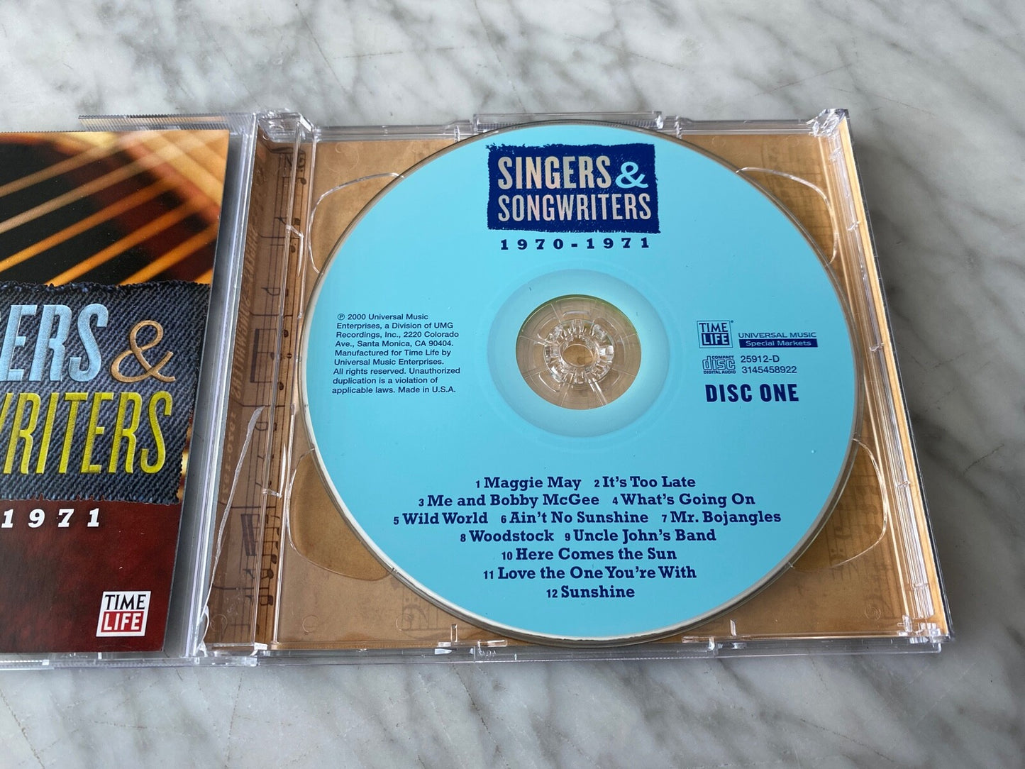 Various, Rod Stewart, Bread, Carly Simon – Time Life Singers & Songwriters 1970-1971 (2000)