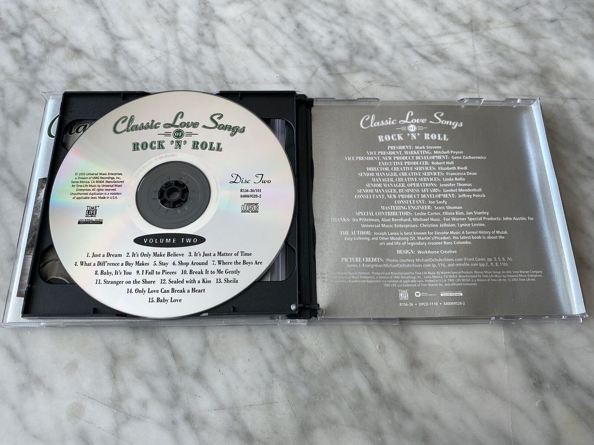 Time Life Music Classic Love Songs Of Rock N Roll Vol. 2 (2003)