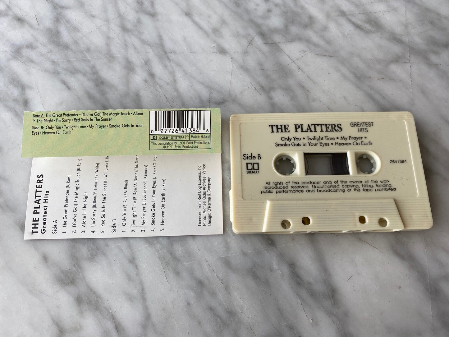 The Platters – Greatest Hits (1991) [GERMAN PRESS]