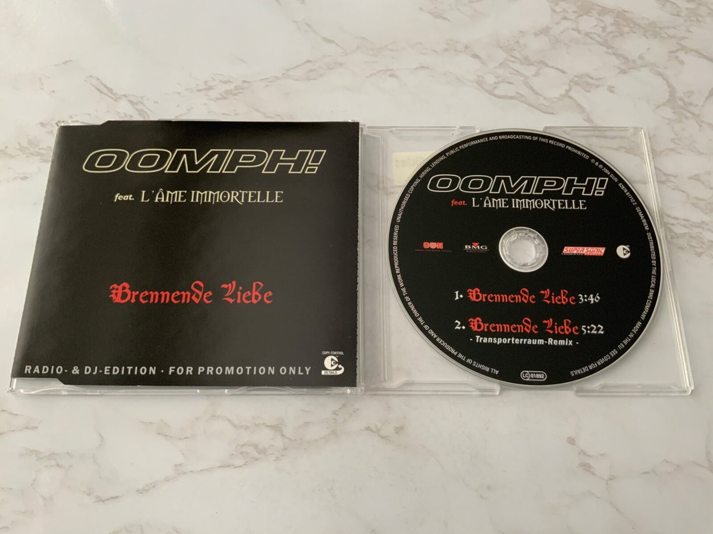 OOMPH! – Brennende Liebe (Promo) (2004) [GERMAN PRESS]
