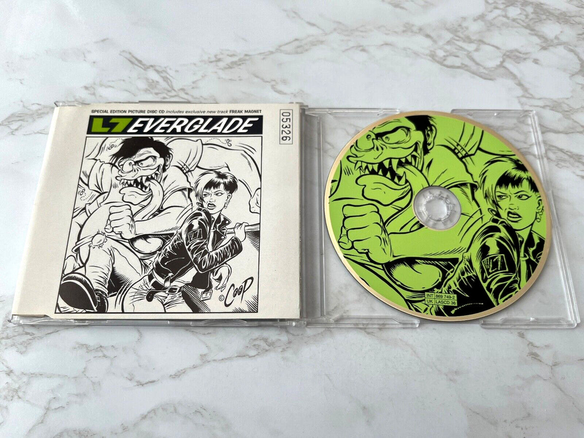 L7 – Everglade (Numbered, Picture Disc) (1992) [UK PRESS]