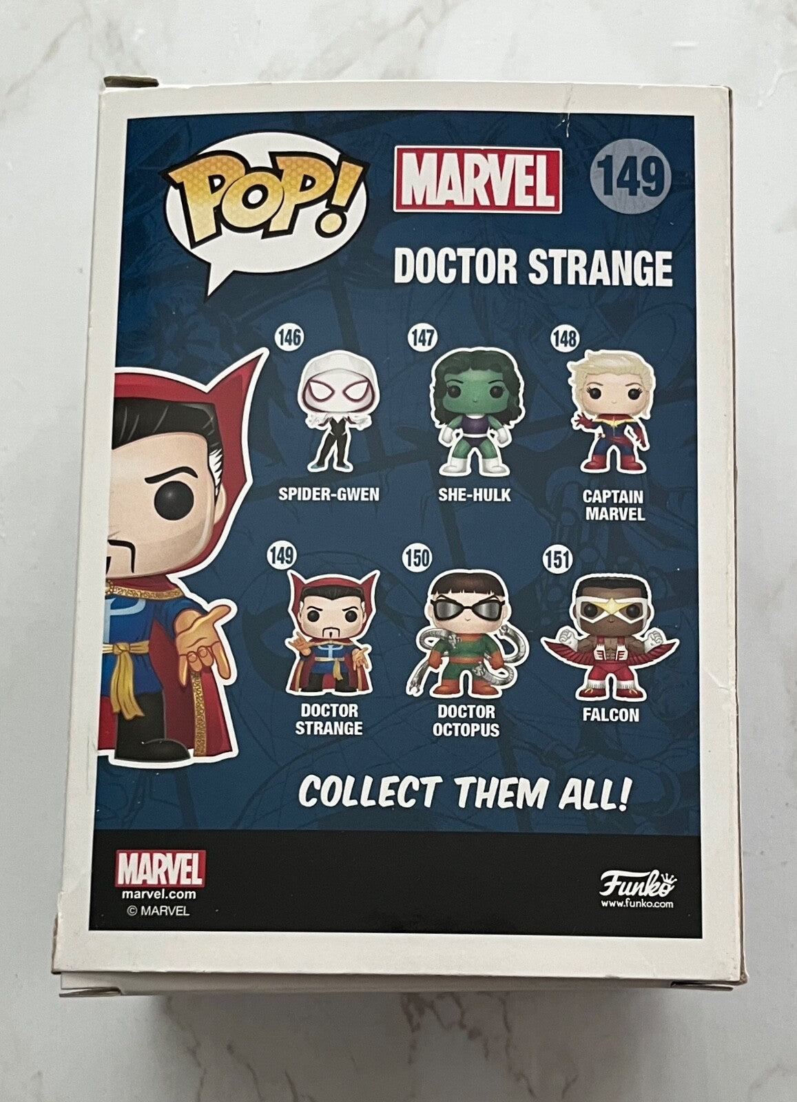 Doctor Strange Bobblehead #149 FUNKO POP! Vinyl Figure Marvel NEW!