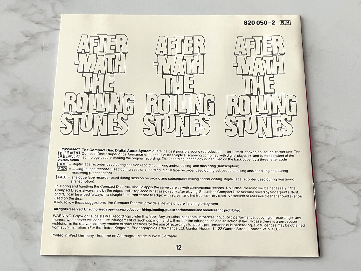 The Rolling Stones – Aftermath [W GERMANY TARGET ERA]