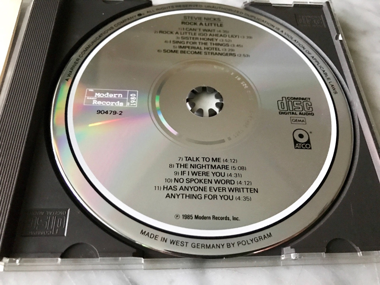 Stevie Nicks, Fleetwood Mac – Rock A Little (1985) [W GERMANY TARGET ERA]