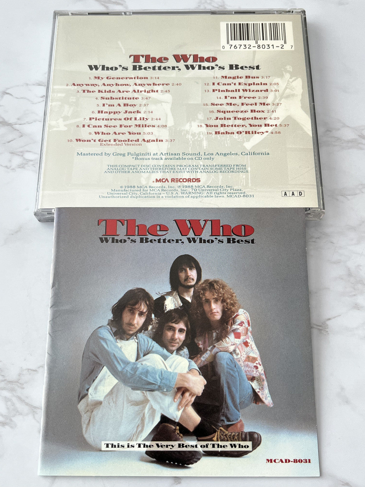 The Who – Who's Better Who's Best