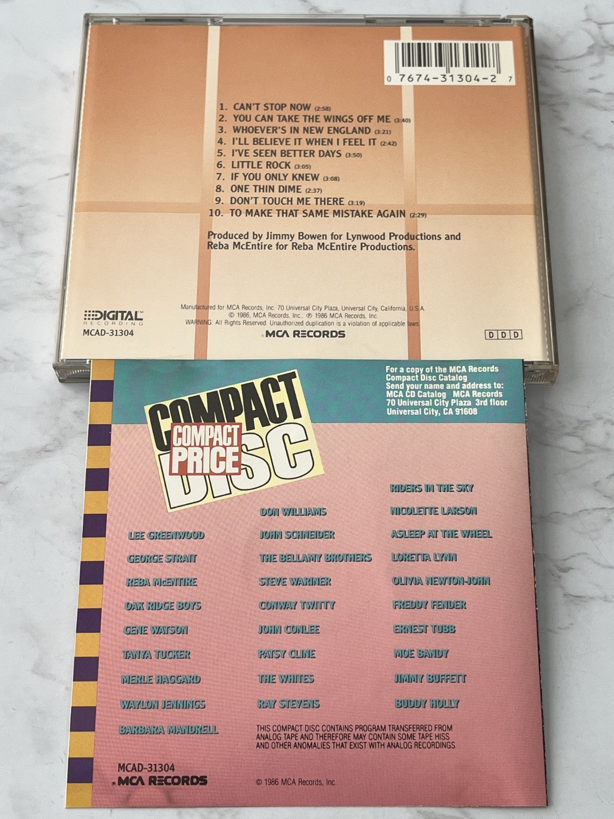 Reba McEntire – Whoever's In New England (1986) [JVC PRESS]