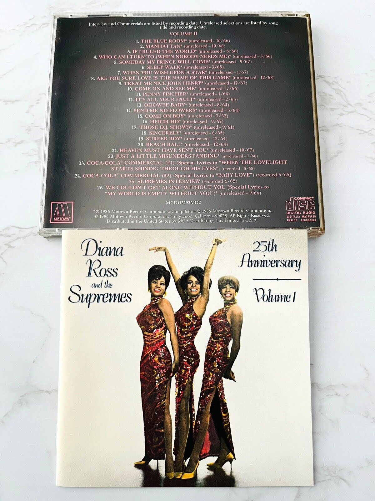 Diana Ross, The Supremes – 25th Anniversary Vol. 1 [DADC PRESS]