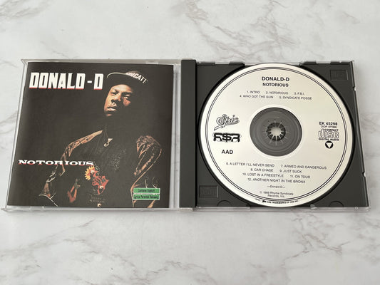 Donald-D – Donald-D Notorious (1989) [ORIGINAL USA PRESS]