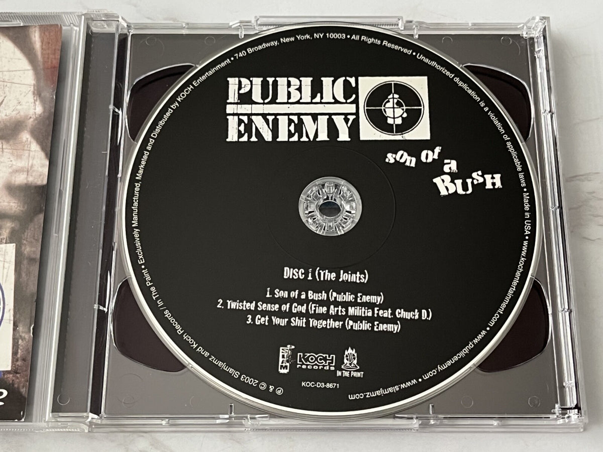 Public Enemy – Son Of A Bush (CD/DVD) (2003) [ORIGINAL USA PRESS]