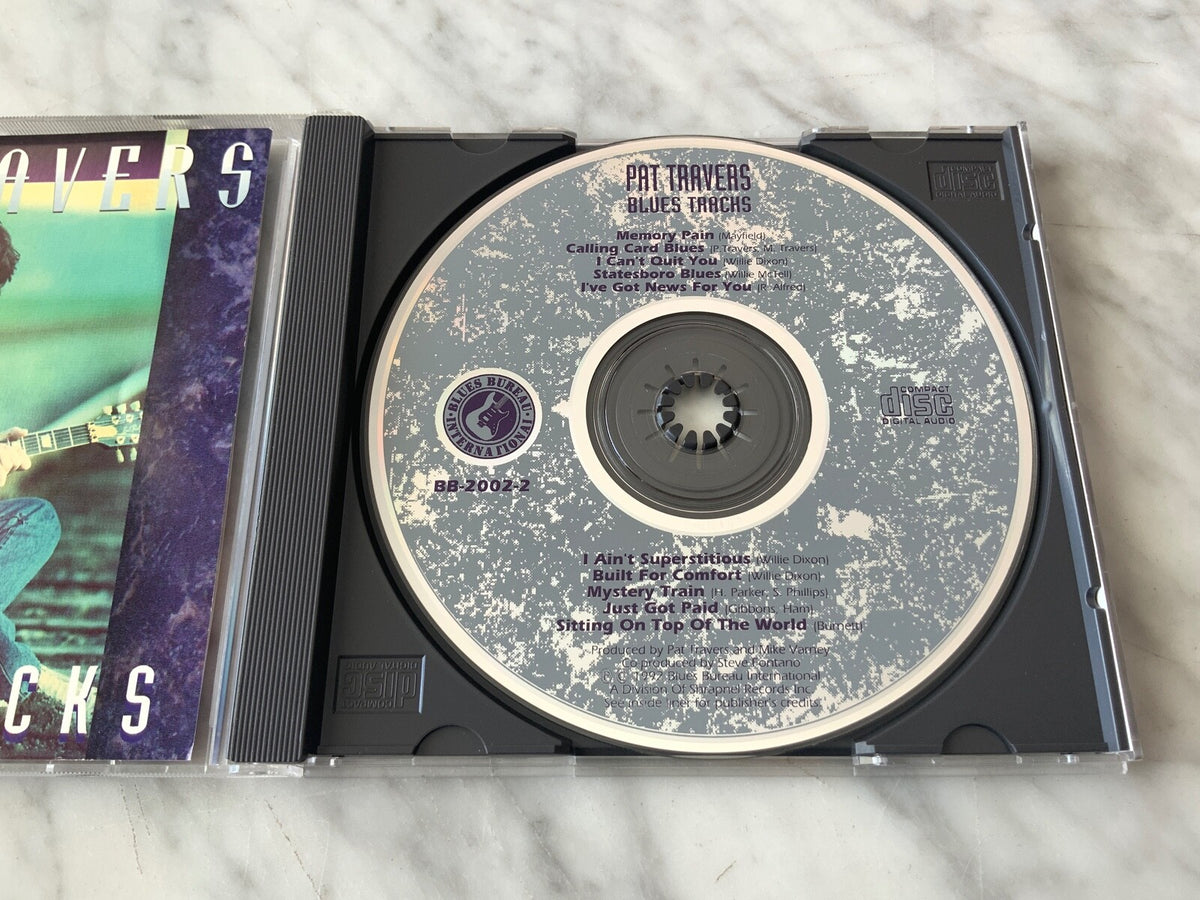 Pat Travers – Blues Tracks (1992) [ORIGINAL USA PRESS]